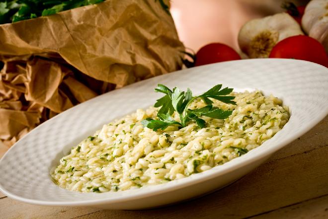 Risotto ze świeżymi ziołami - proste i bardzo aromatyczne